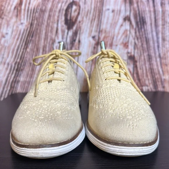 Cole Haan Grand OS Original Grand Knit Wing Tip Oxfords Womens Sz 9.5B - Picture 3 of 10